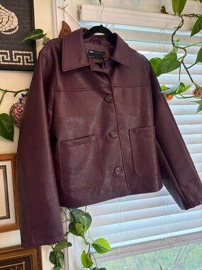 ASOS faux leather jacket NWOT